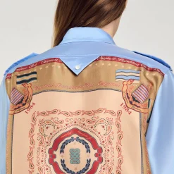 Femme SANDRO Chemise Bimatières