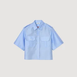 Femme SANDRO Chemise Bimatières