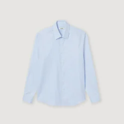 Homme SANDRO Chemise Coupe Classique En Coton