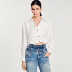 Femme SANDRO Chemise Courte
