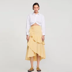 Femme SANDRO Chemise Courte Torsadée