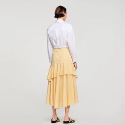 Femme SANDRO Chemise Courte Torsadée