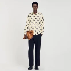 Homme SANDRO Chemise Cross Flower