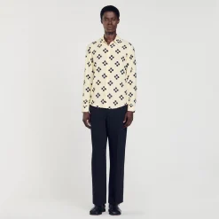 Homme SANDRO Chemise Cross Flower