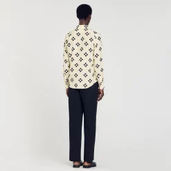 Homme SANDRO Chemise Cross Flower
