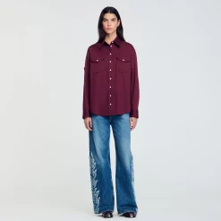 Femme SANDRO Chemise En Coton
