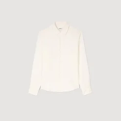 Homme SANDRO Chemise En Coton Et Lin