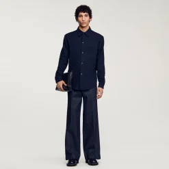 Homme SANDRO Chemise En Flanelle