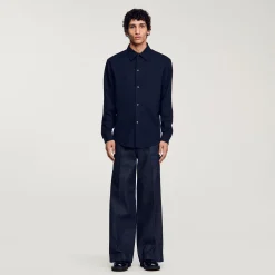 Homme SANDRO Chemise En Flanelle