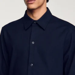 Homme SANDRO Chemise En Flanelle