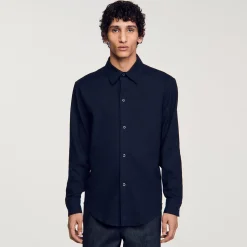 Homme SANDRO Chemise En Flanelle