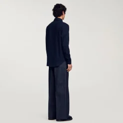 Homme SANDRO Chemise En Flanelle