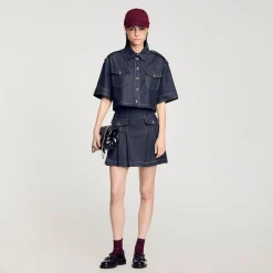 Femme SANDRO Chemise En Jean