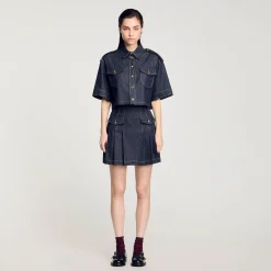 Femme SANDRO Chemise En Jean