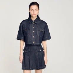 Femme SANDRO Chemise En Jean