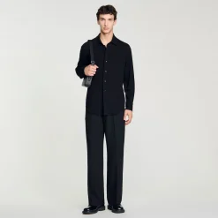 Homme SANDRO Chemise En Jersey