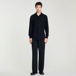 Homme SANDRO Chemise En Jersey
