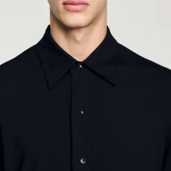 Homme SANDRO Chemise En Jersey