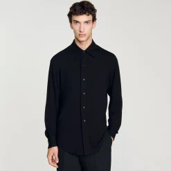 Homme SANDRO Chemise En Jersey