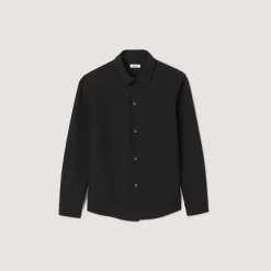 Homme SANDRO Chemise En Jersey à Manches Longues