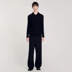 Homme SANDRO Chemise En Maille