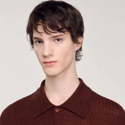 Homme SANDRO Chemise En Maille