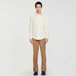 Homme SANDRO Chemise Fluide