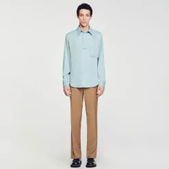Homme SANDRO Chemise Fluide