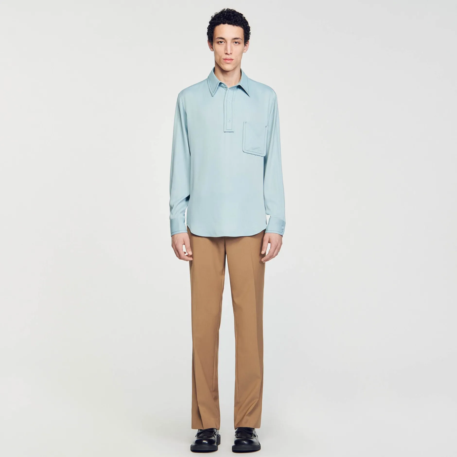 Homme SANDRO Chemise Fluide