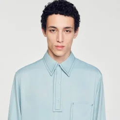 Homme SANDRO Chemise Fluide