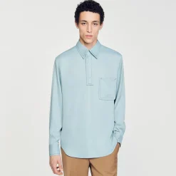 Homme SANDRO Chemise Fluide