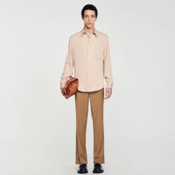 Homme SANDRO Chemise Fluide