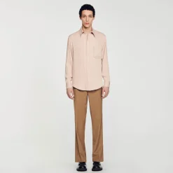 Homme SANDRO Chemise Fluide