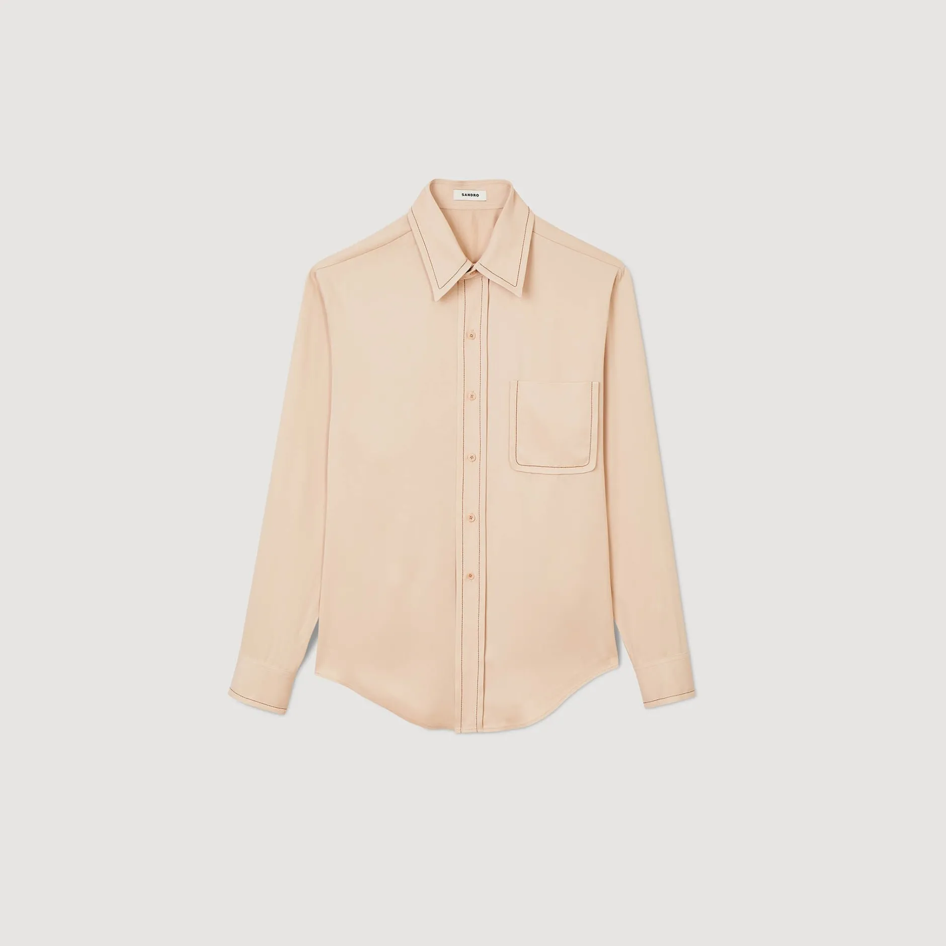Homme SANDRO Chemise Fluide