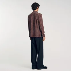 Homme SANDRO Chemise Fluide
