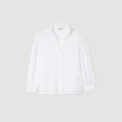 Femme SANDRO Chemise Fluide En Soie