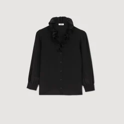 Femme SANDRO Chemise Fluide En Soie