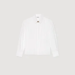 Femme SANDRO Chemise Fluide En Soie