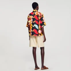 Femme SANDRO Chemise Fluide Imprimée