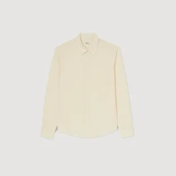 Homme SANDRO Chemise Fluide Plissée