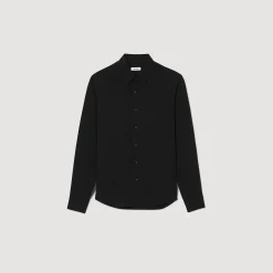 Homme SANDRO Chemise Fluide Plissée