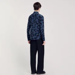 Homme SANDRO Chemise Imprimé Camélias