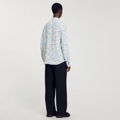 Homme SANDRO Chemise Imprimé Camélias