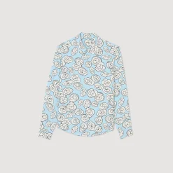 Homme SANDRO Chemise Imprimé Camélias
