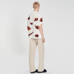 Homme SANDRO Chemise Imprimé Coquillages
