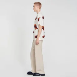 Homme SANDRO Chemise Imprimé Coquillages