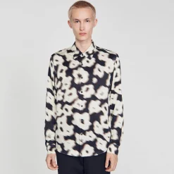 Homme SANDRO Chemise Imprimé Fleurs