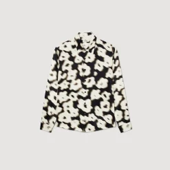 Homme SANDRO Chemise Imprimé Fleurs