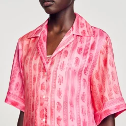 Femme SANDRO Chemise Imprimé Paisley