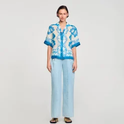 Femme SANDRO Chemise Imprimée